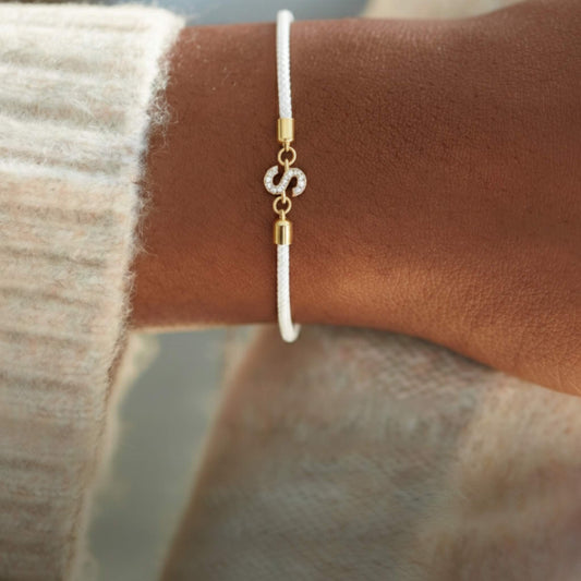 Adjustable Shiny Letter Bracelets